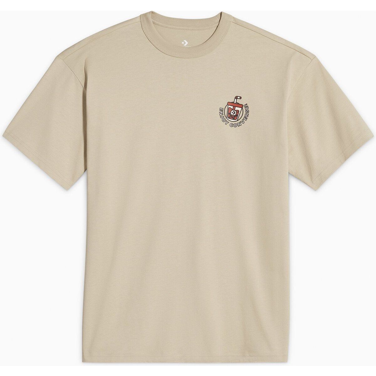 Lässiges Baumwoll-T-Shirt mit Grafikprint