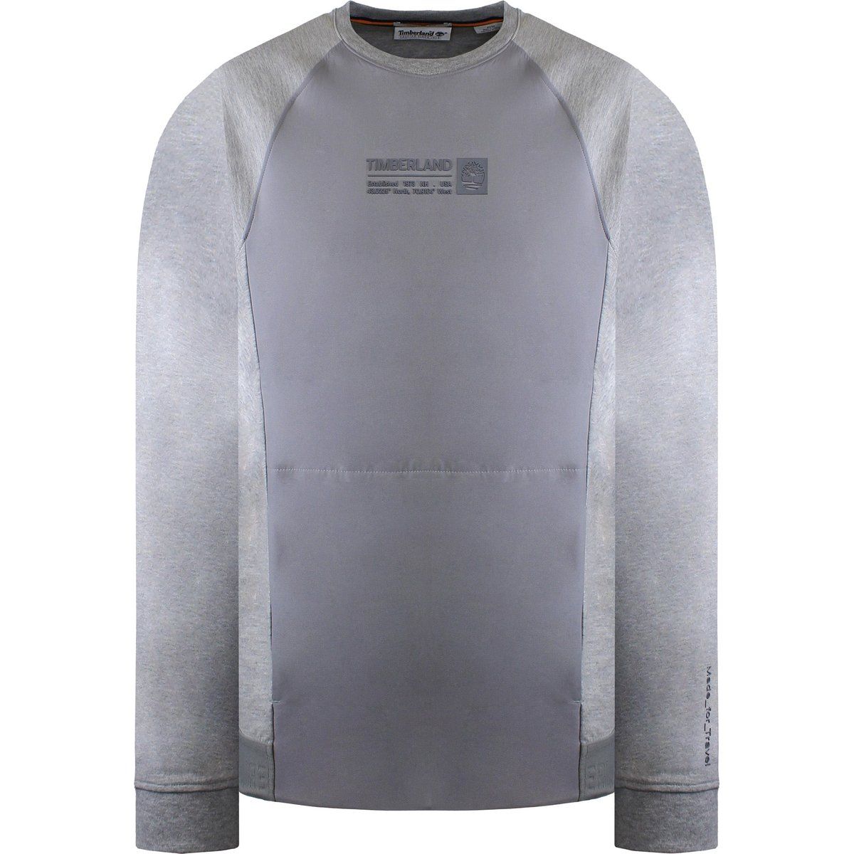 Paneled-Crewneck mit Logo-Patch