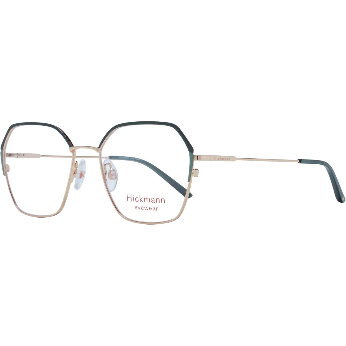 Geometrische Brille mit Metallrahmen