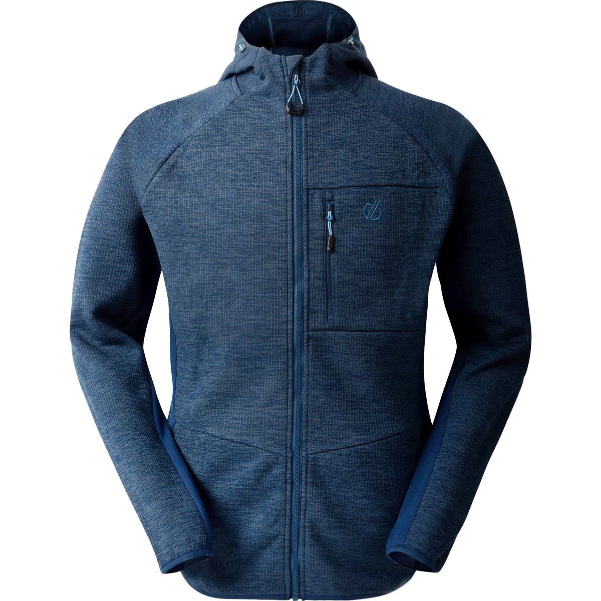 Herren Fleece-Kapuzenpullover mit Reißverschluss