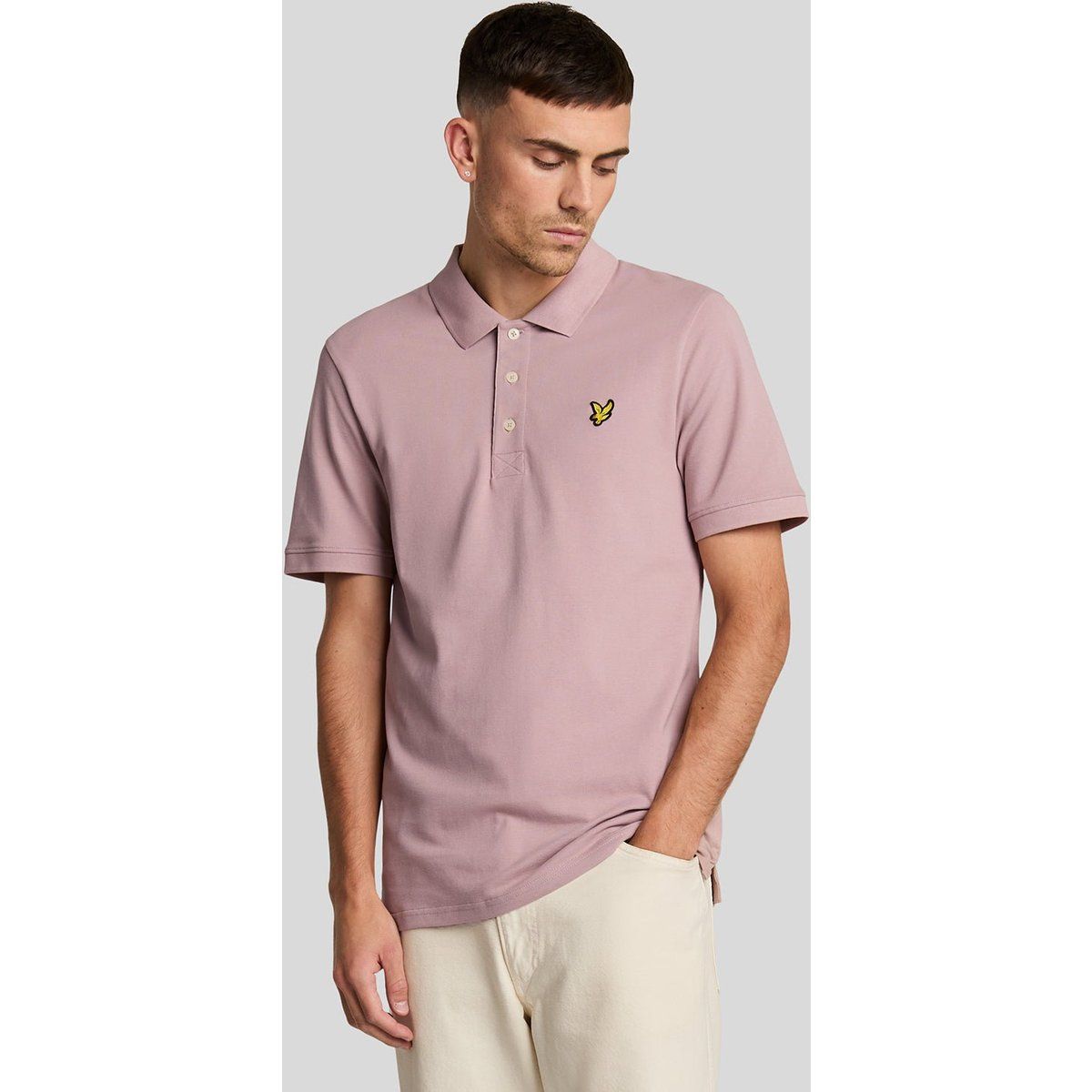 Klassisches Jersey Baumwollmischung Poloshirt