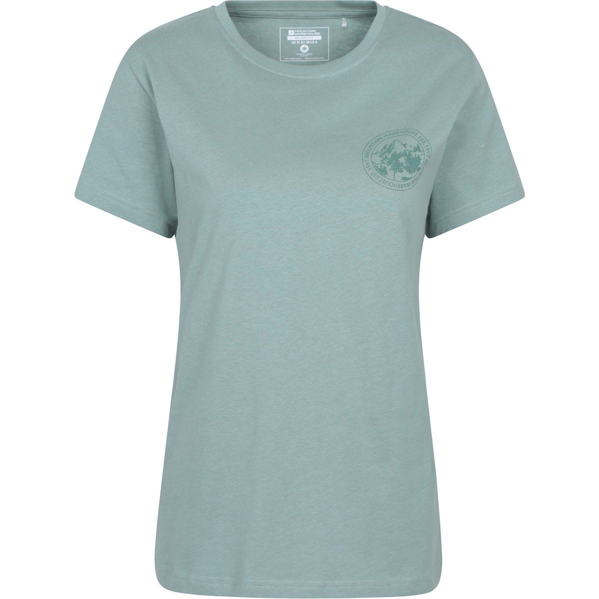 Atmungsaktives Bio-Baumwoll-Logo-T-Shirt