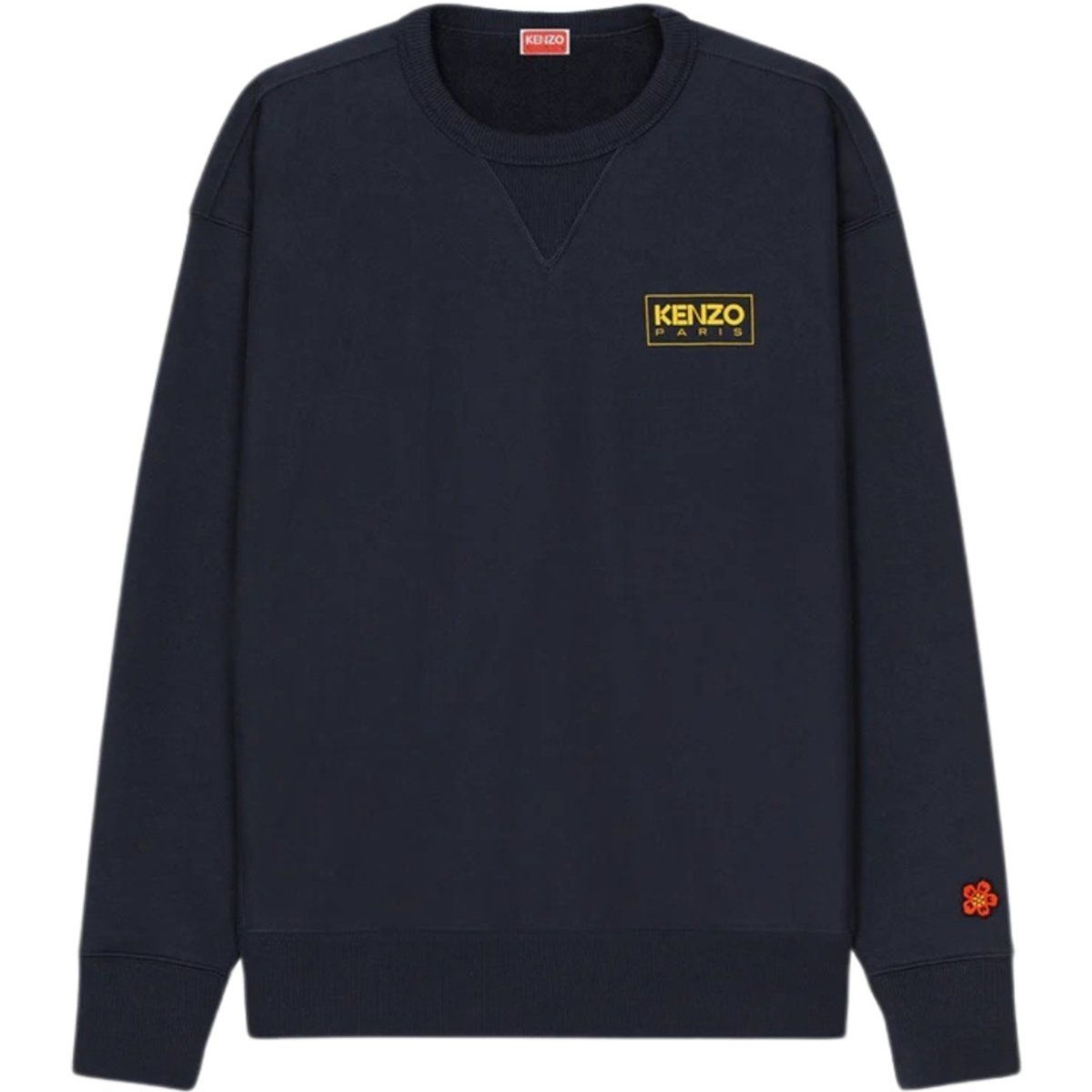 Klassisches Sweatshirt mit gesticktem Logo