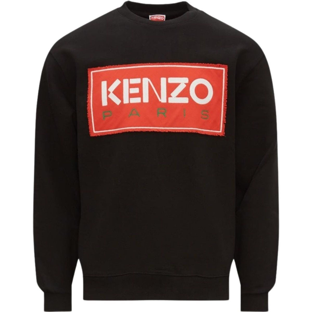 Sweatshirt mit Logo-Patch aus Baumwollmischung
