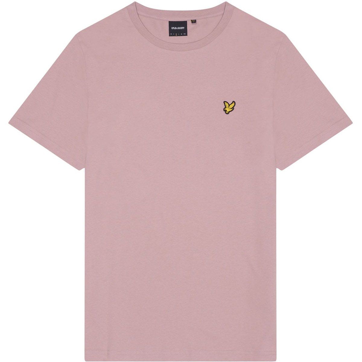 Schlichtes Baumwoll-T-Shirt mit Rundhalsausschnitt
