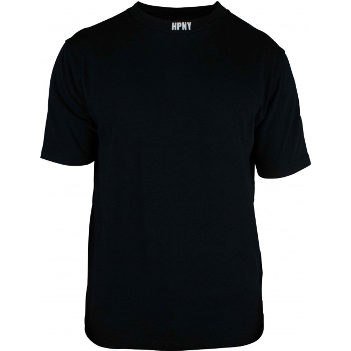 Schwarzes HPNY-besticktes Baumwoll-T-Shirt