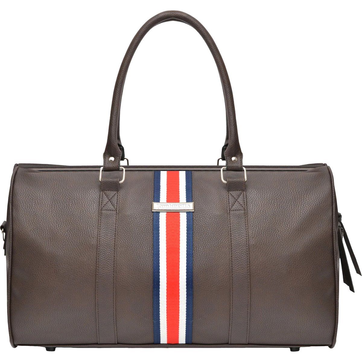 Vintage Reisetasche mit Webstreifen