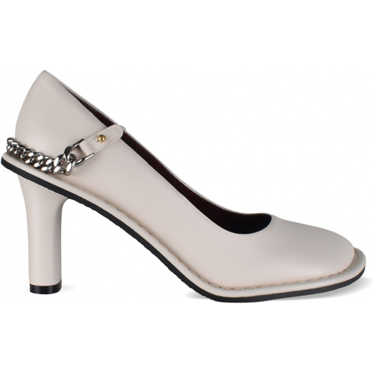 Ivory Veganes Leder Mary Jane Pumps