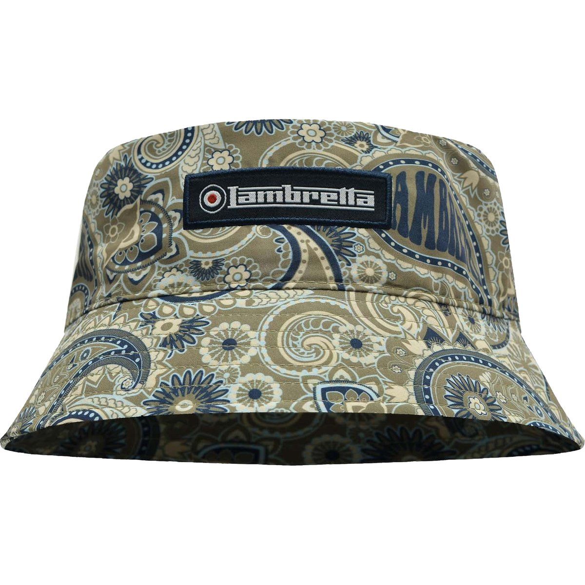 Retro-Fischerhut mit Paisley-Muster