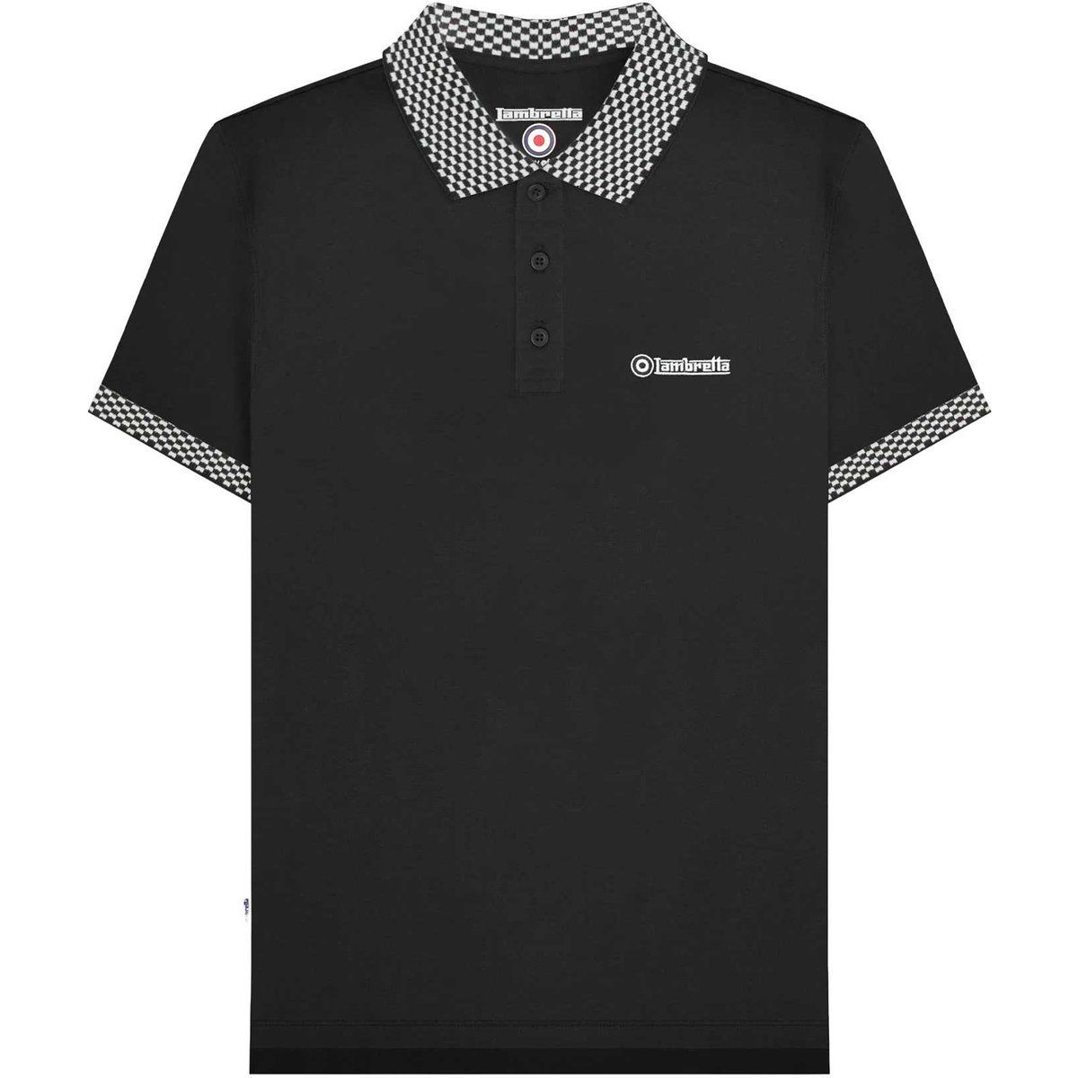 Lambretta - "SS25" Poloshirt für Herren (Schwarz)