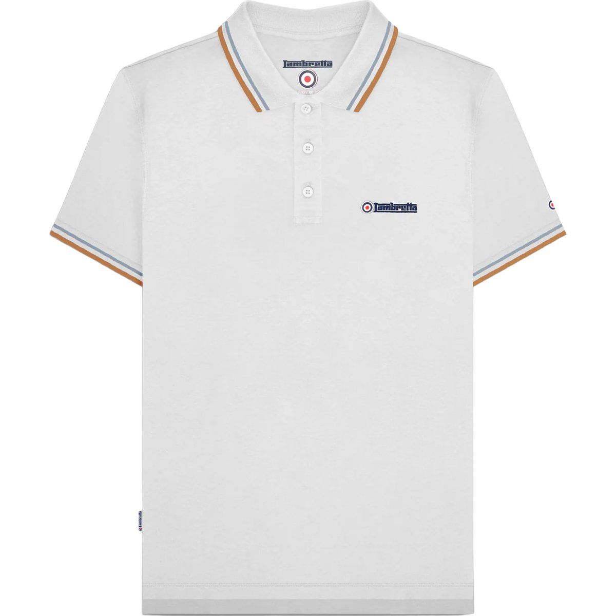 Herren Piqué Poloshirt in Weiß