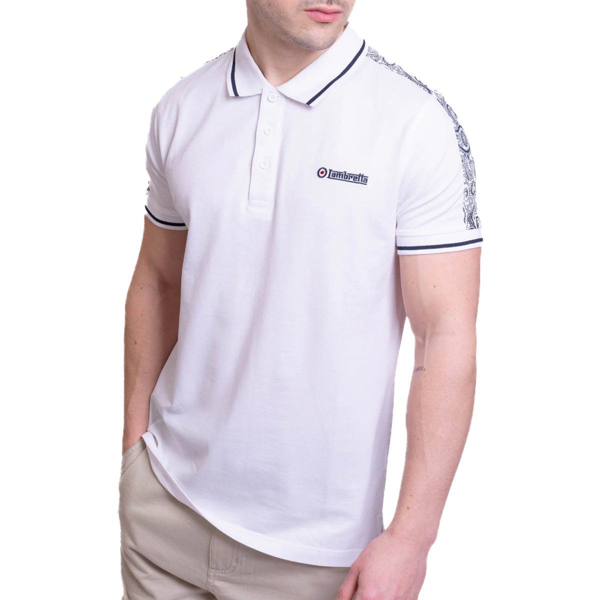 Herren Kurzarm Piqué Poloshirt