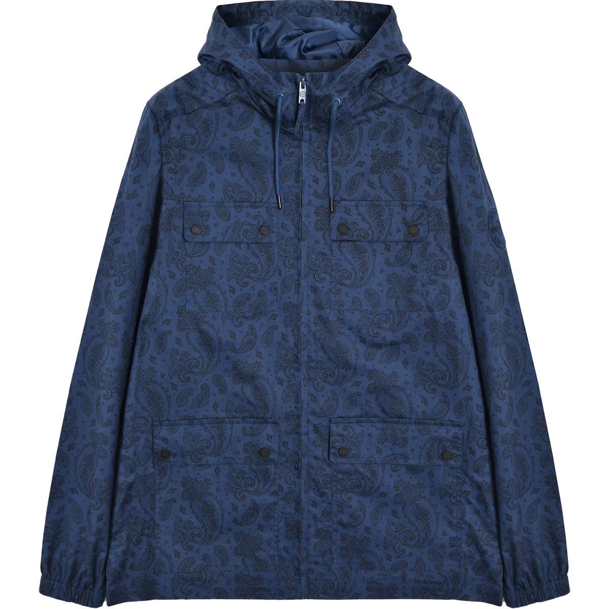 Feldjacke mit Kapuze und Paisley-Print