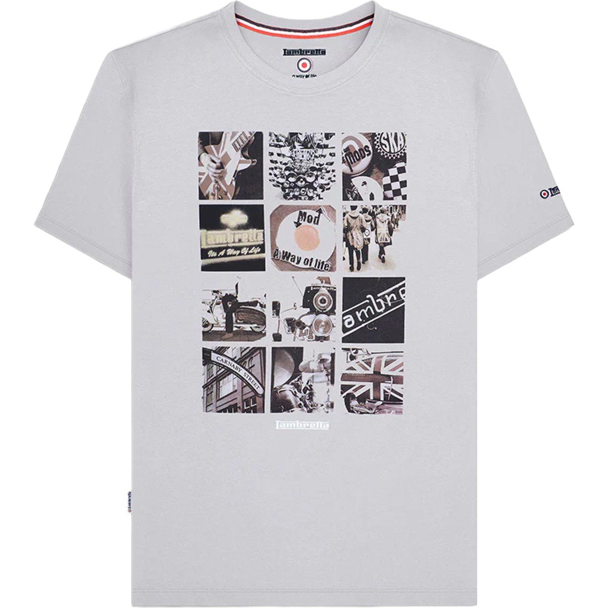 Baumwoll T-Shirt mit Grafikprint