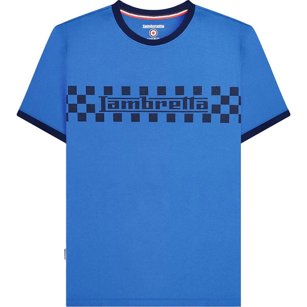 Retro T-Shirt mit Schachbrettmuster