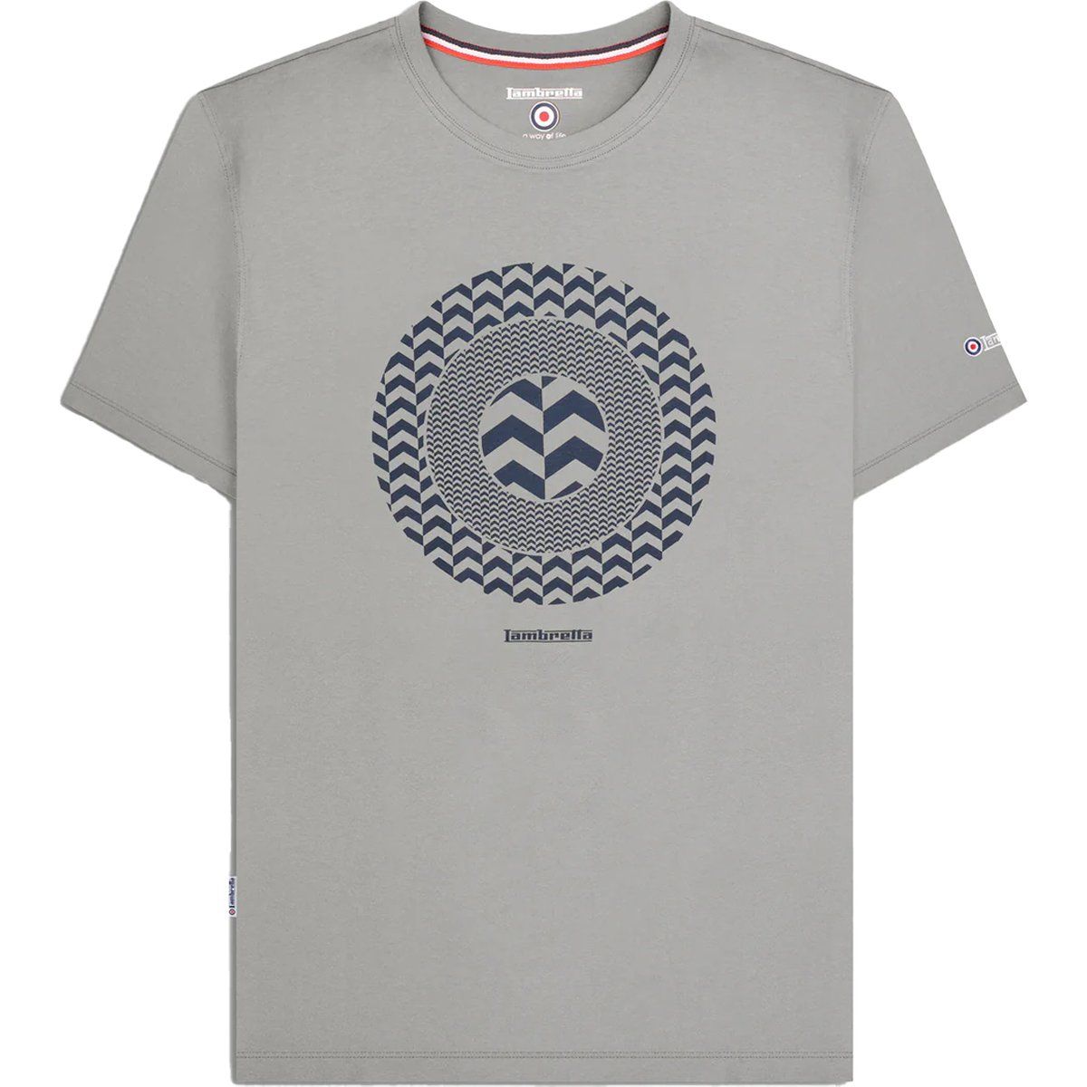 Herren T-Shirt mit Zielscheiben-Grafikprint