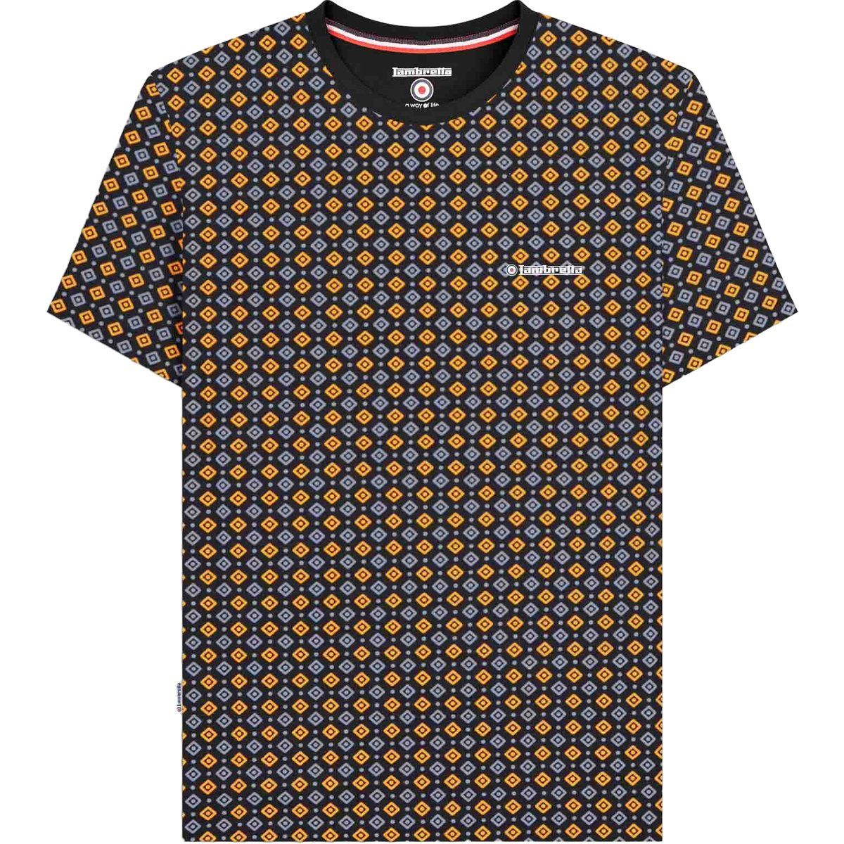 T-Shirt mit geometrischem Print und Rundhalsausschnitt