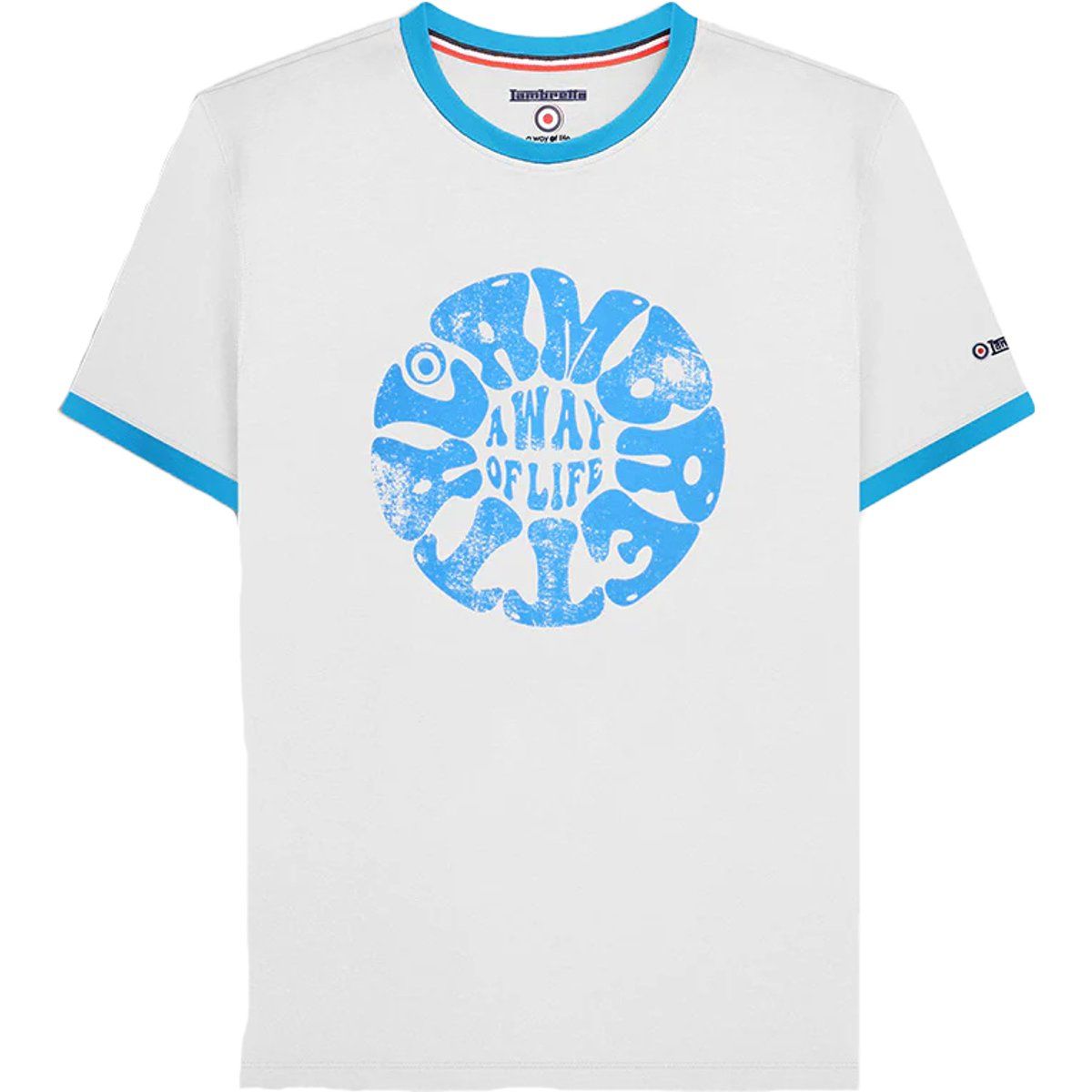 Herren-Ringer-T-Shirt mit Aufdruck