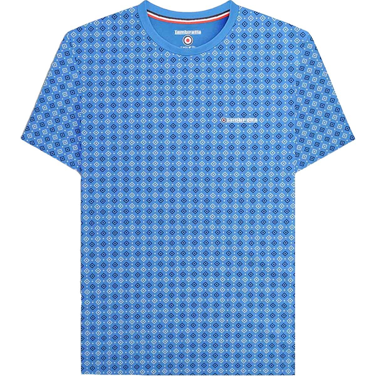 T-Shirt aus Baumwolle mit geometrischem Muster