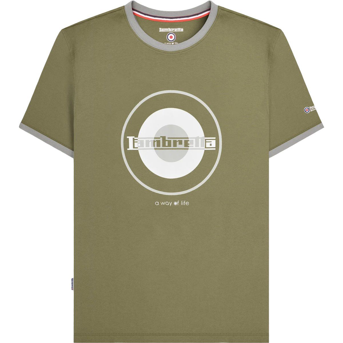 Ringer T-Shirt mit Zielscheiben-Logo