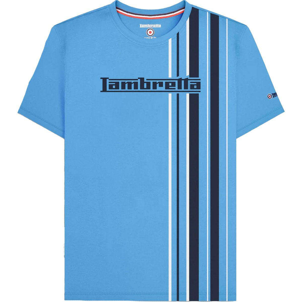 Retro-T-Shirt mit Streifen aus Baumwolljersey