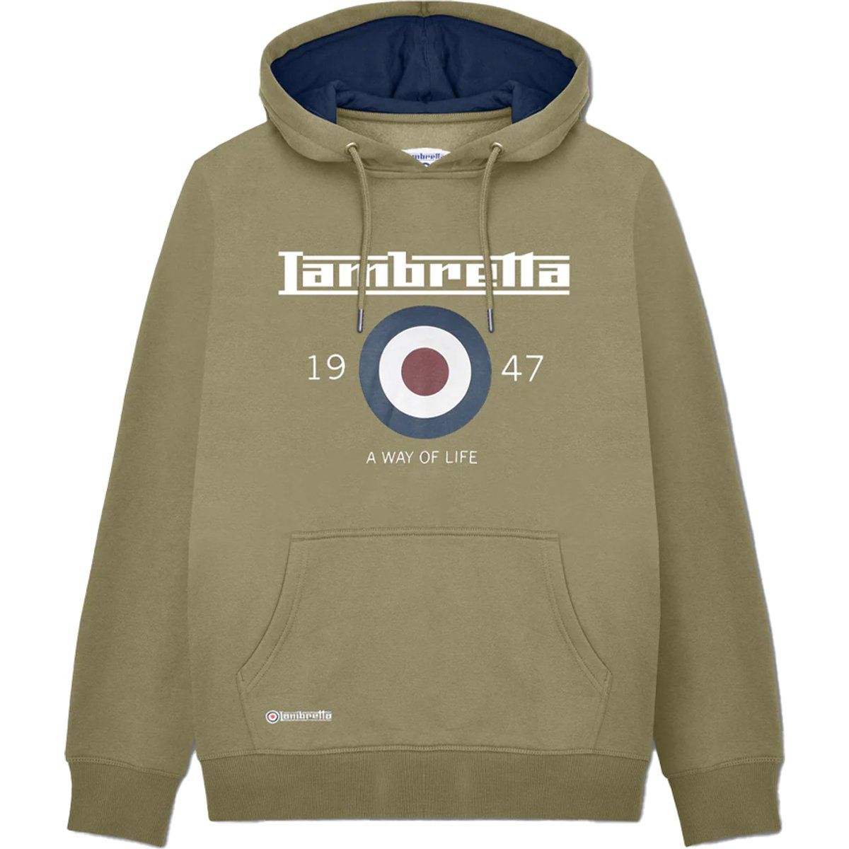 Kapuzenpullover mit Grafikprint und Logo