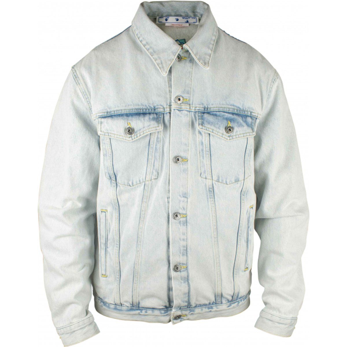 Jeansjacke aus hellblauem Denim