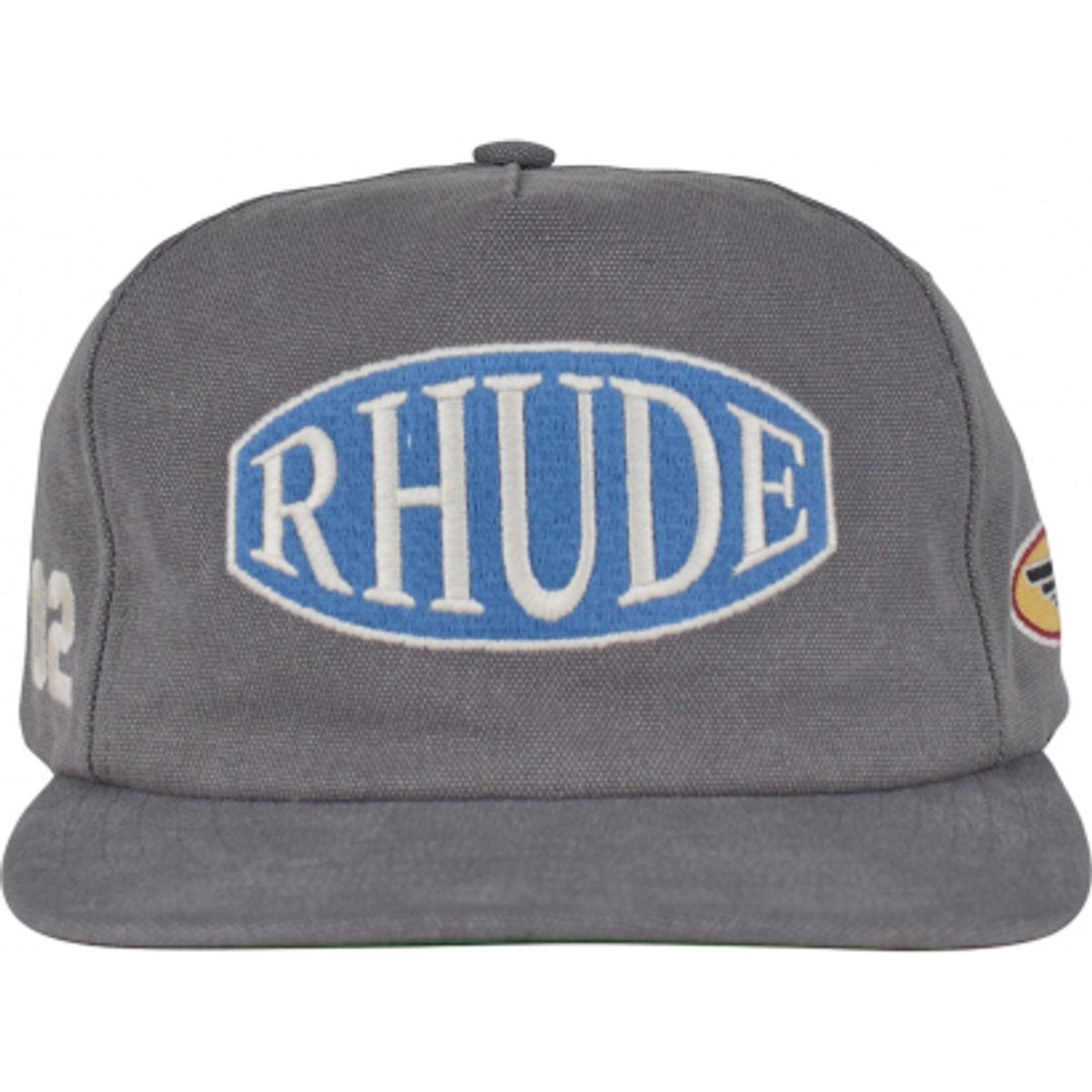 Baseballkappe mit Logo-Stickerei in Grau