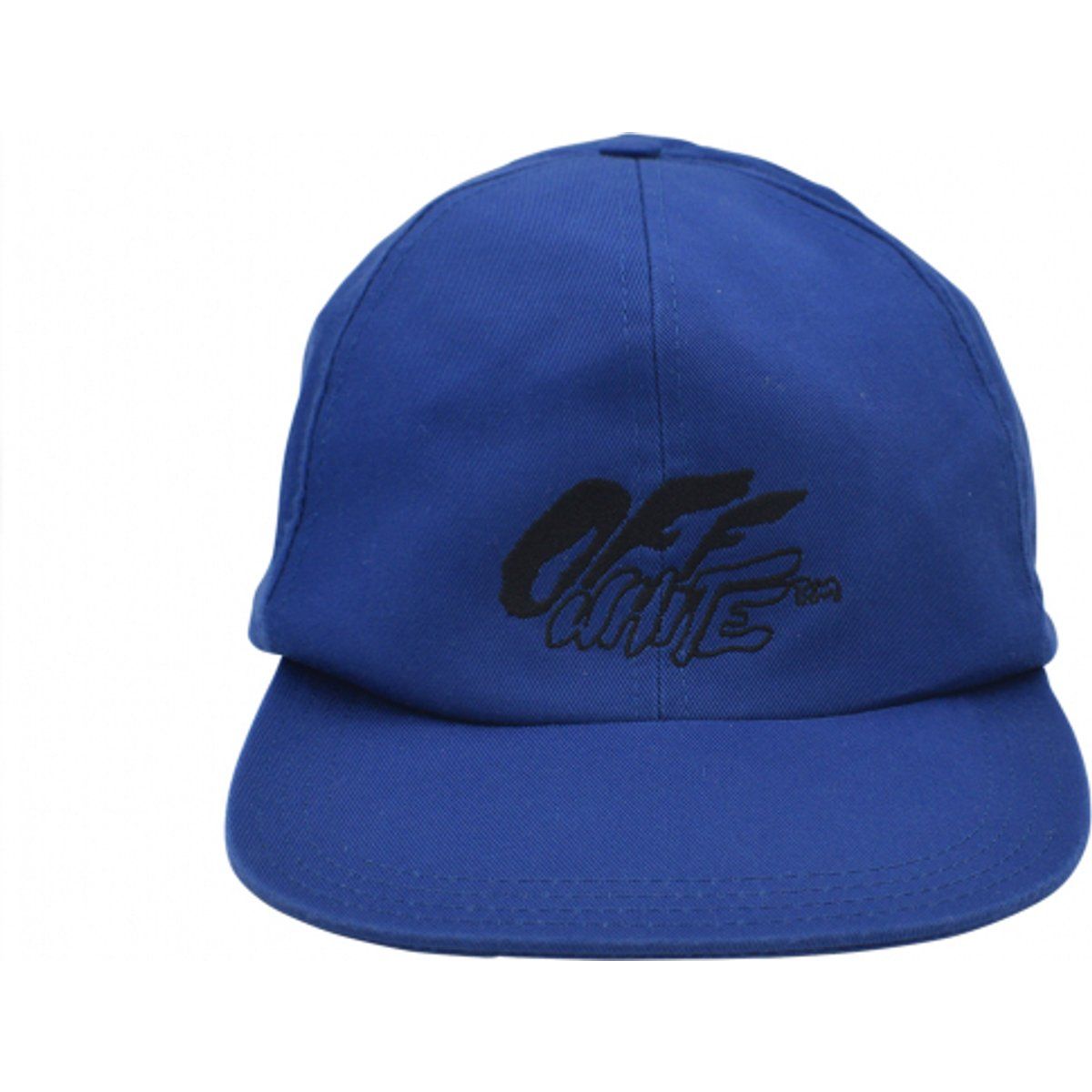 Off-White Blaue Logo Baseballkappe
