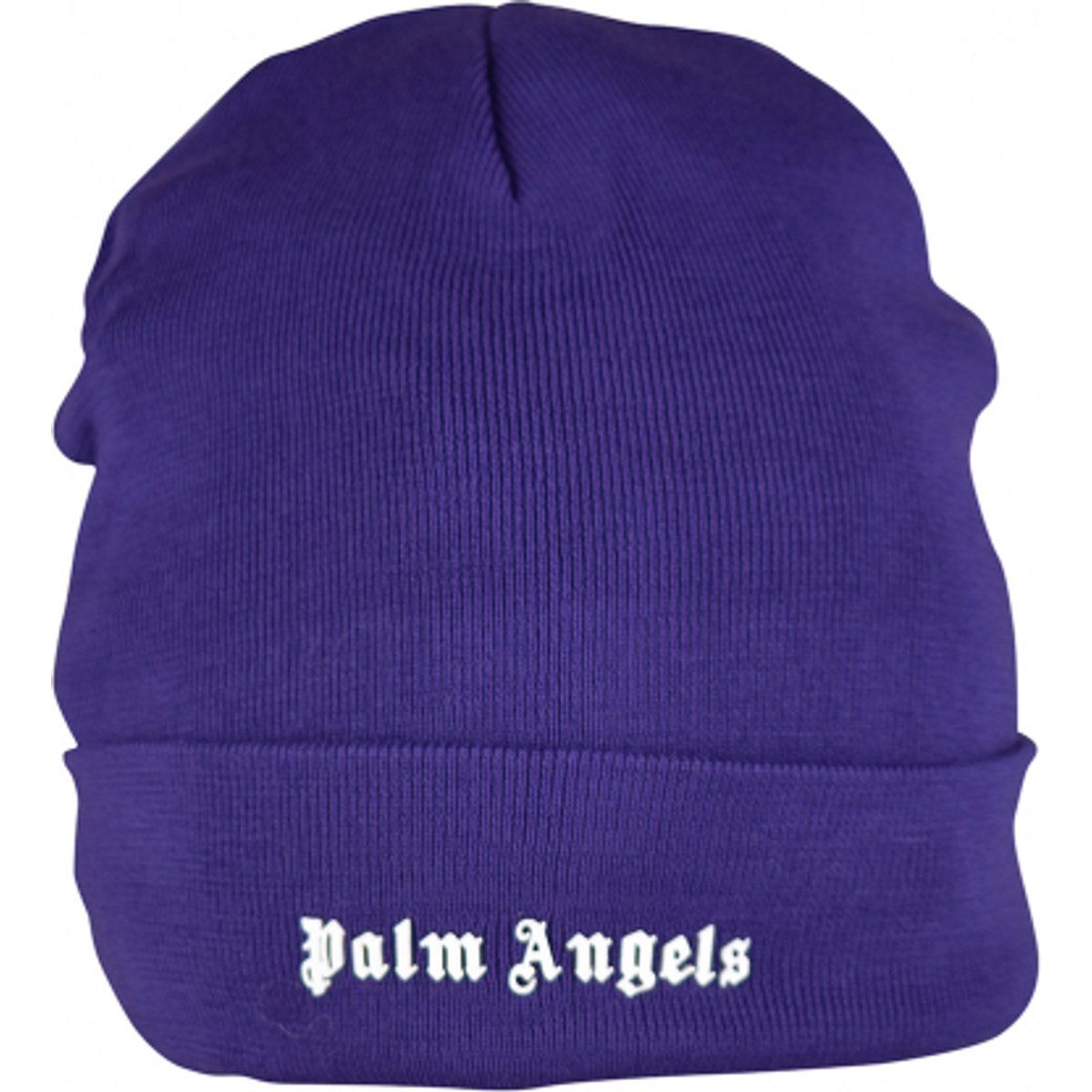 Palm Angels Gerippte Strick Mütze