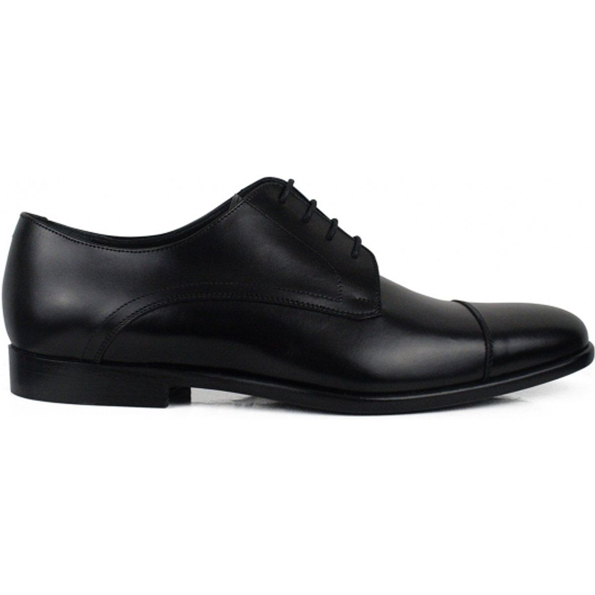 Herren Schwarze Oxford-Lederschuhe
