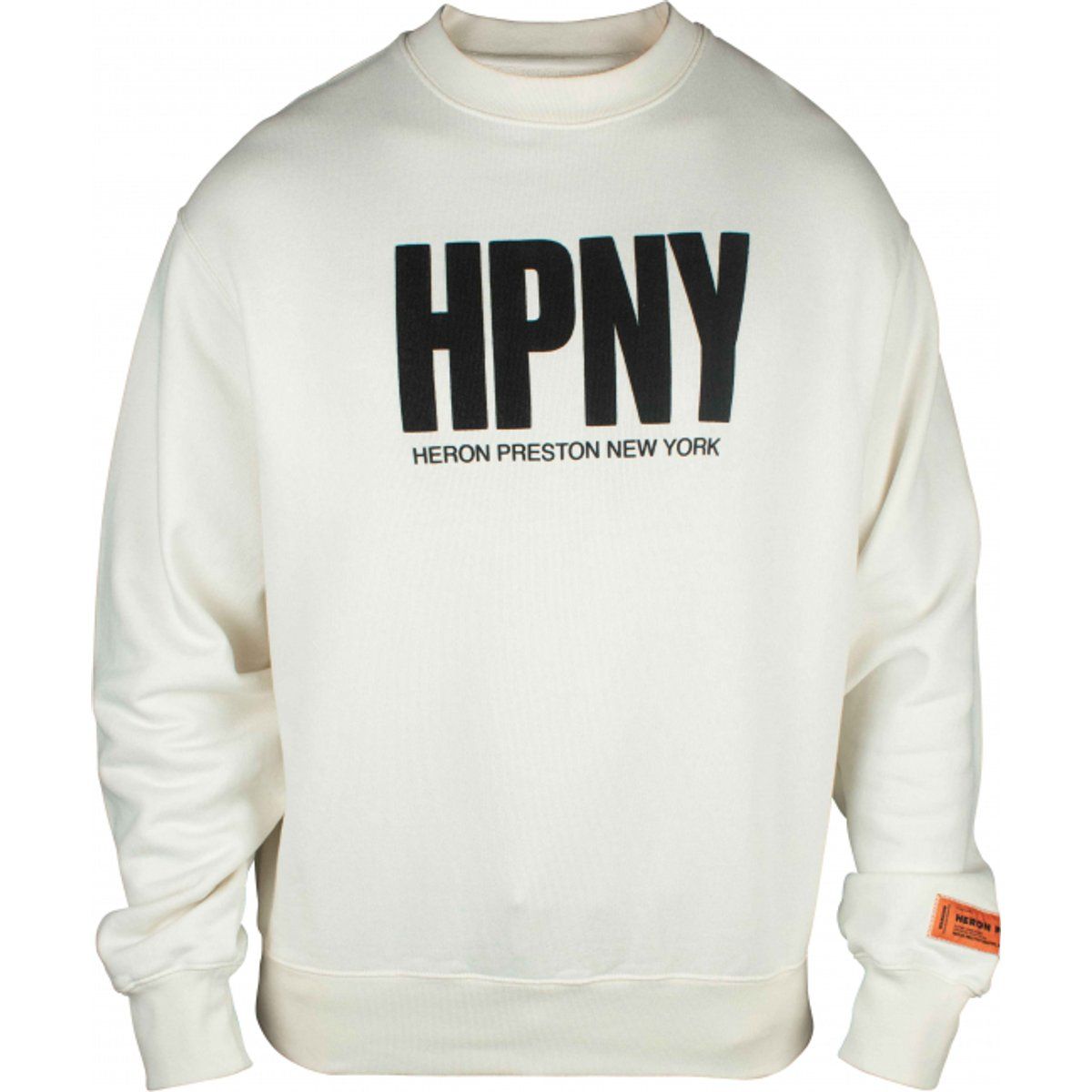 Baumwoll-Sweatshirt mit Rundhalsausschnitt und Logo