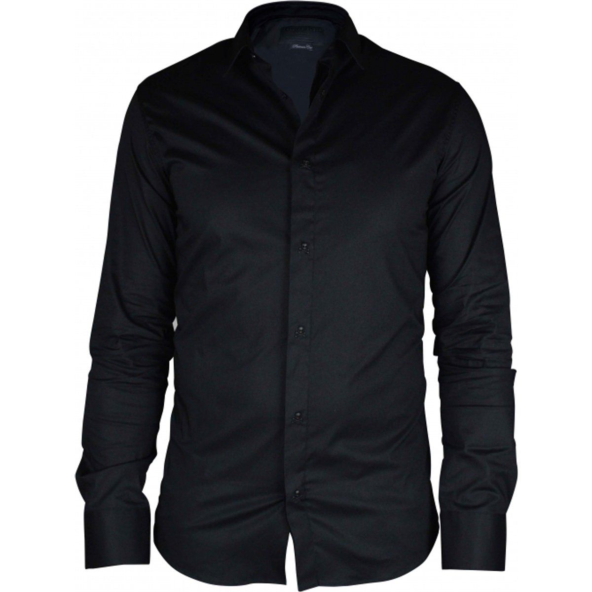 Herren Slim Fit Langarmhemd