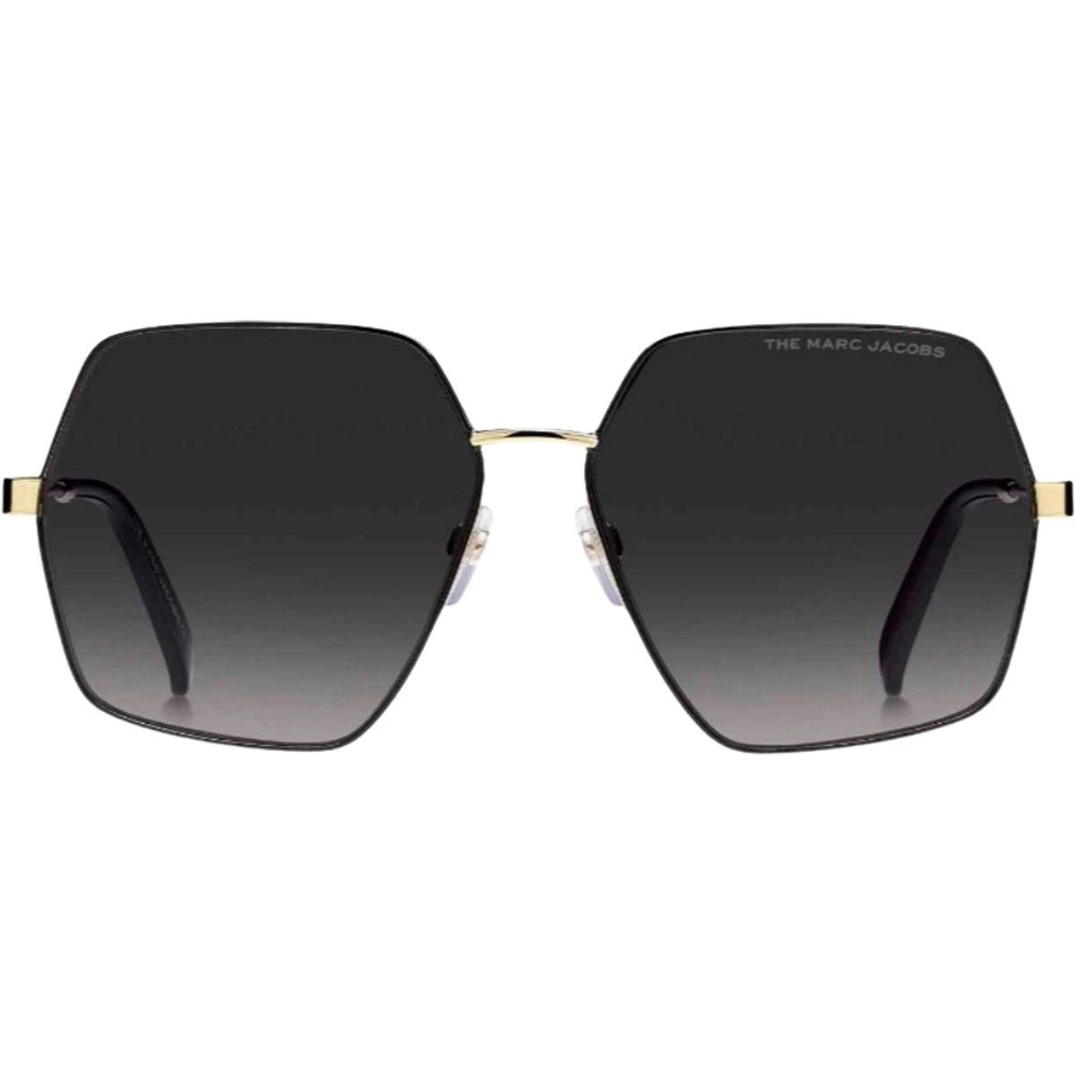 Hexagonale Sonnenbrille mit Farbverlaufgläsern