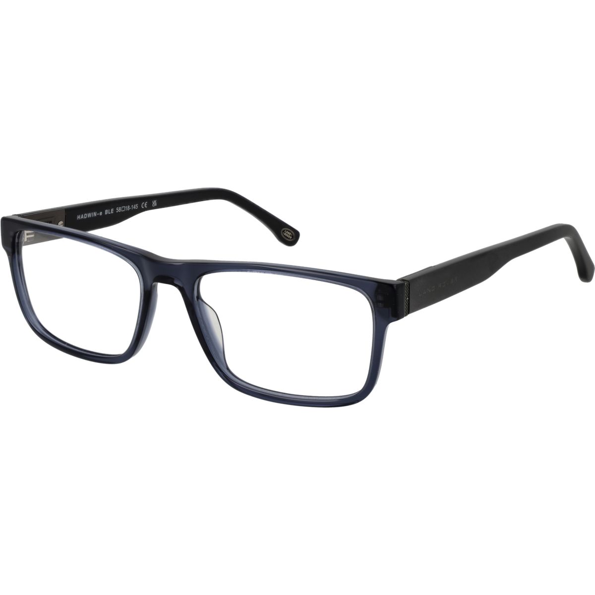 Rechteckige Azetat-Brille mit Vollrand
