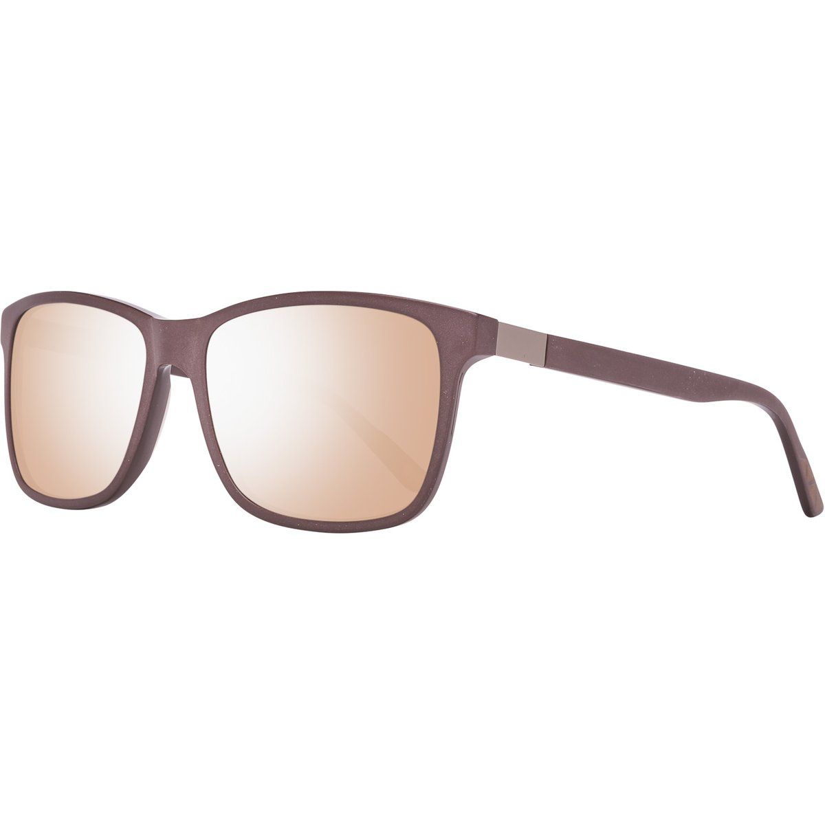 Rechteckige Sonnenbrille mit verspiegelten Gläsern