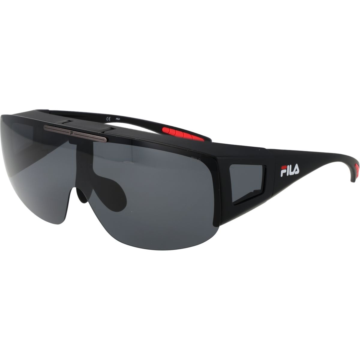 Wrap-Around-Schild-Sonnenbrille