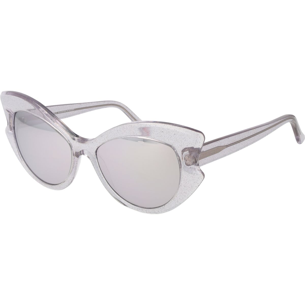 Cat-Eye Sonnenbrille mit verspiegelten Gläsern