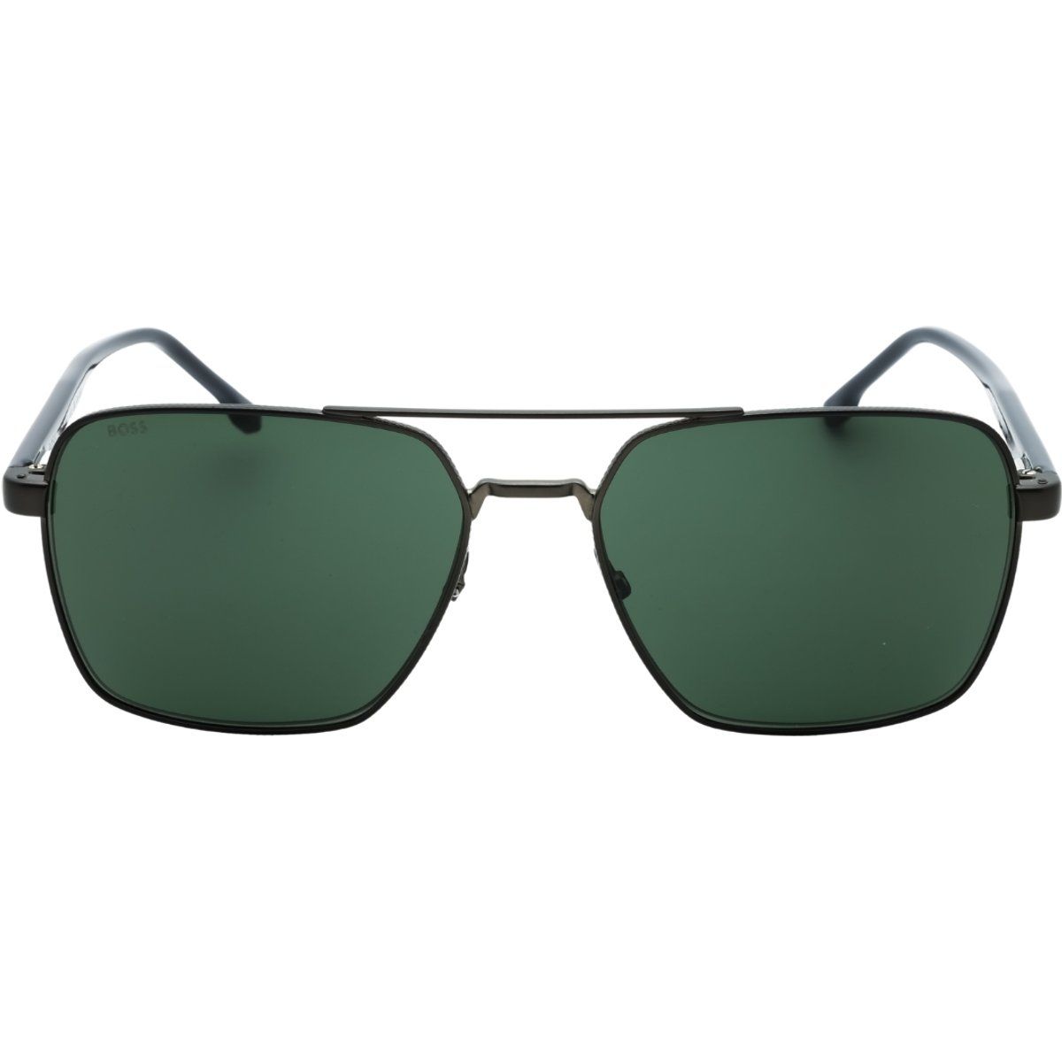 Eckige Sonnenbrille mit Metallrahmen
