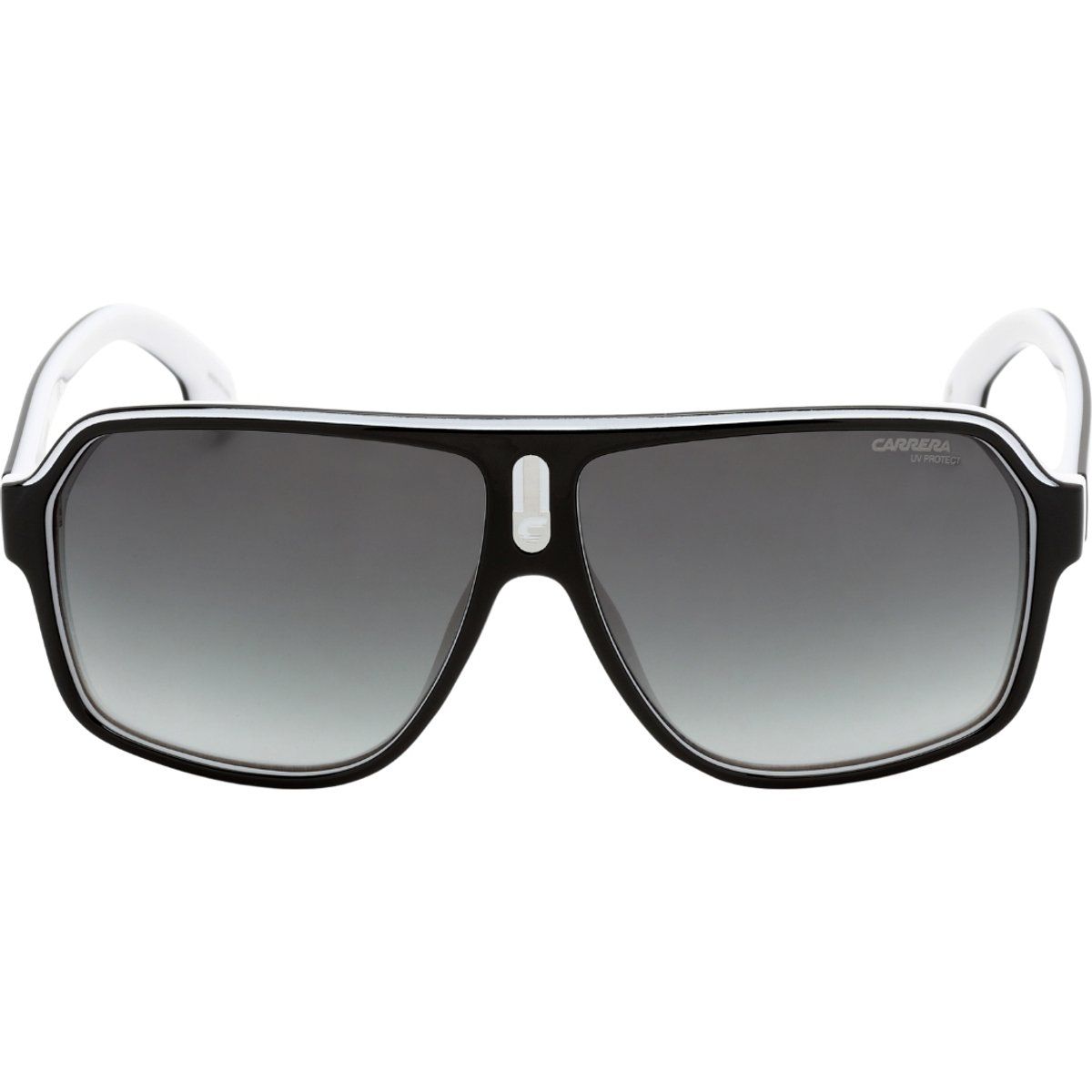 Elegante Pilotenbrille mit schwarzem Rahmen