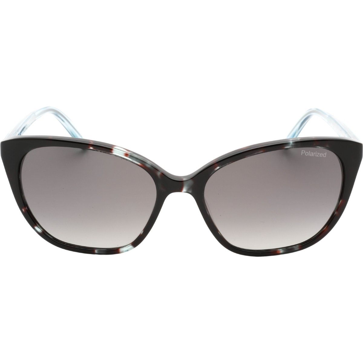 Cat-Eye Sonnenbrille mit Havana-Muster und polarisierten Gläsern