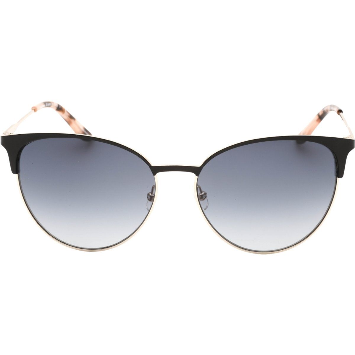 Mattschwarze Cat-Eye Sonnenbrille