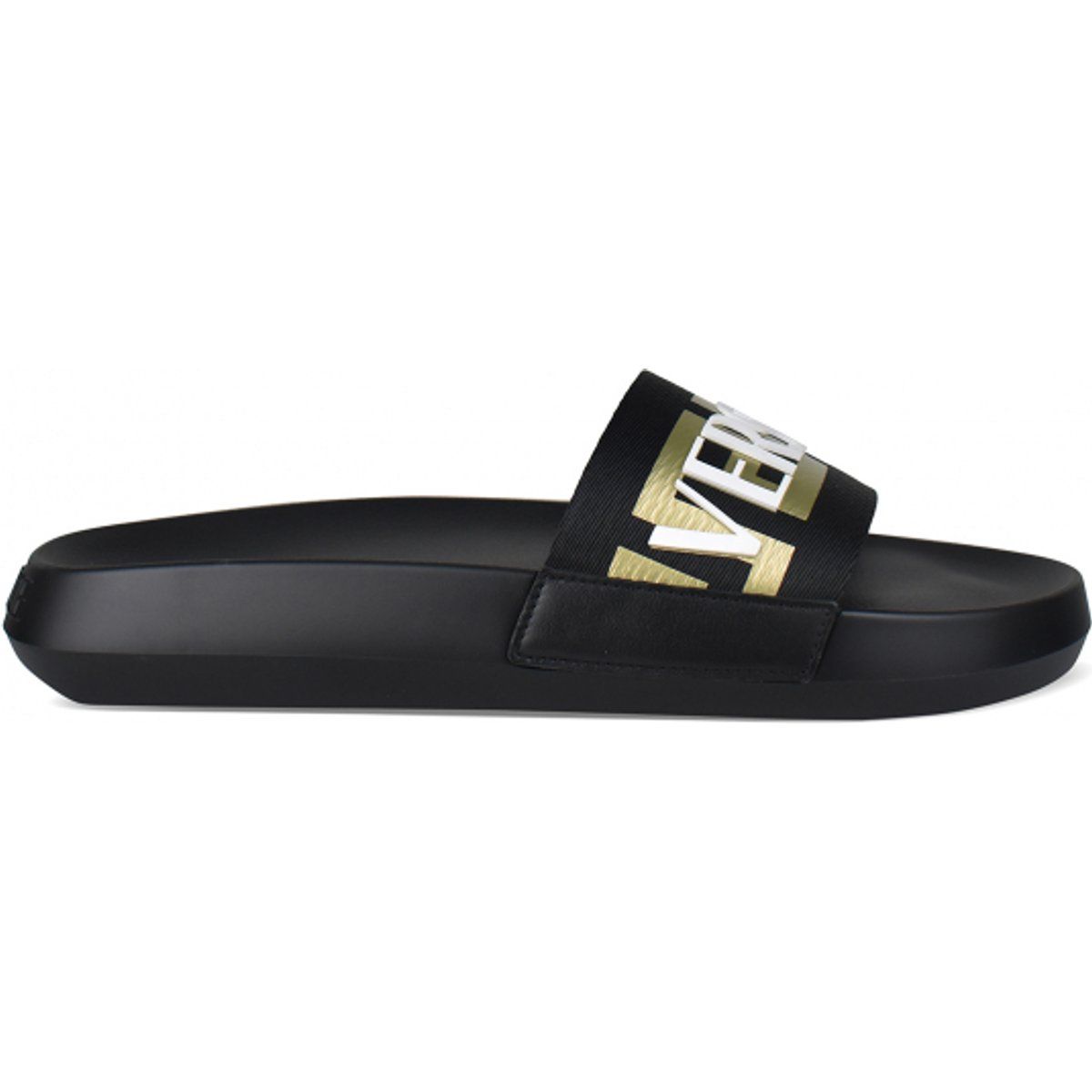 Badeschuhe mit Logo-Print und Signaturstreifen