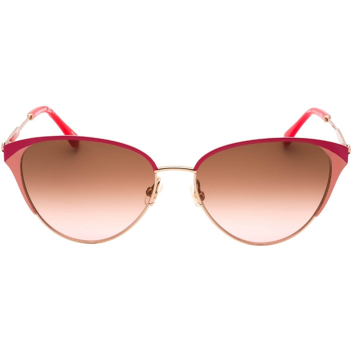 Elegante Cat-Eye Sonnenbrille mit pinkfarbenem Rahmen