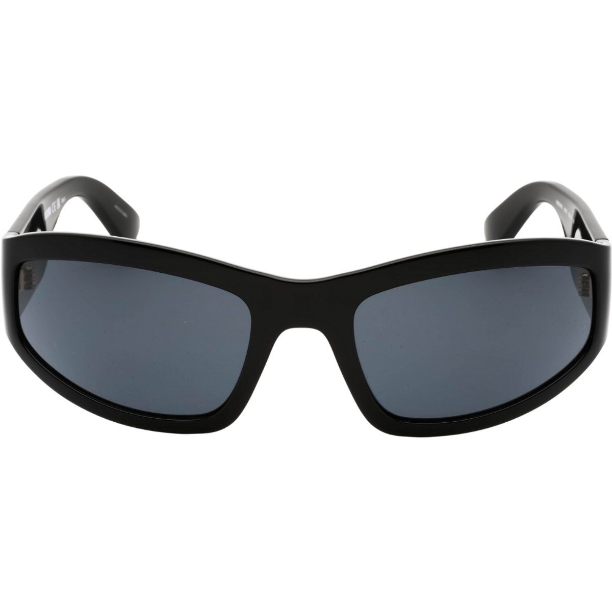 Schwarze, elegante, rechteckige Sonnenbrille