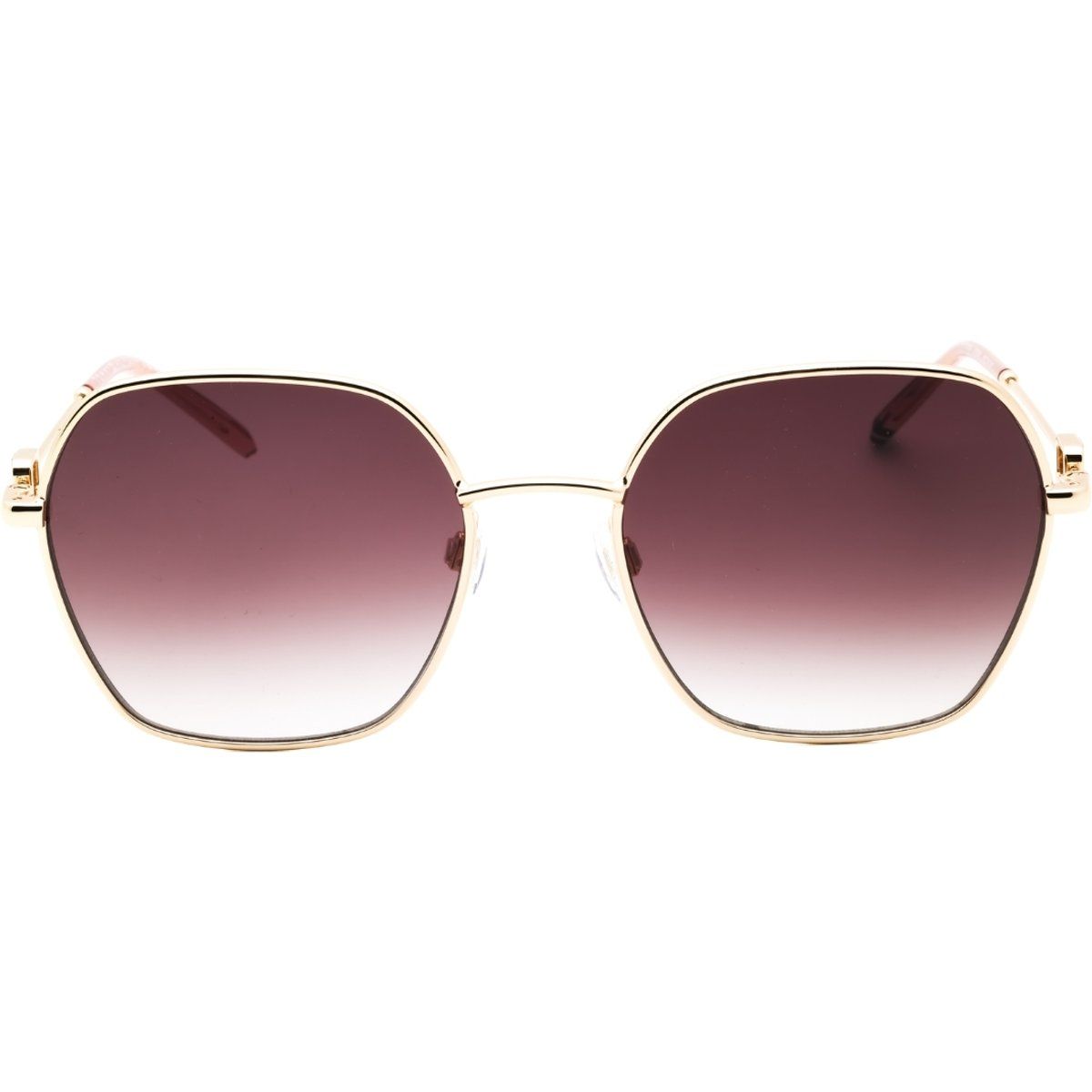 Sonnenbrille mit geometrischem Rahmen und Farbverlaufsgläsern