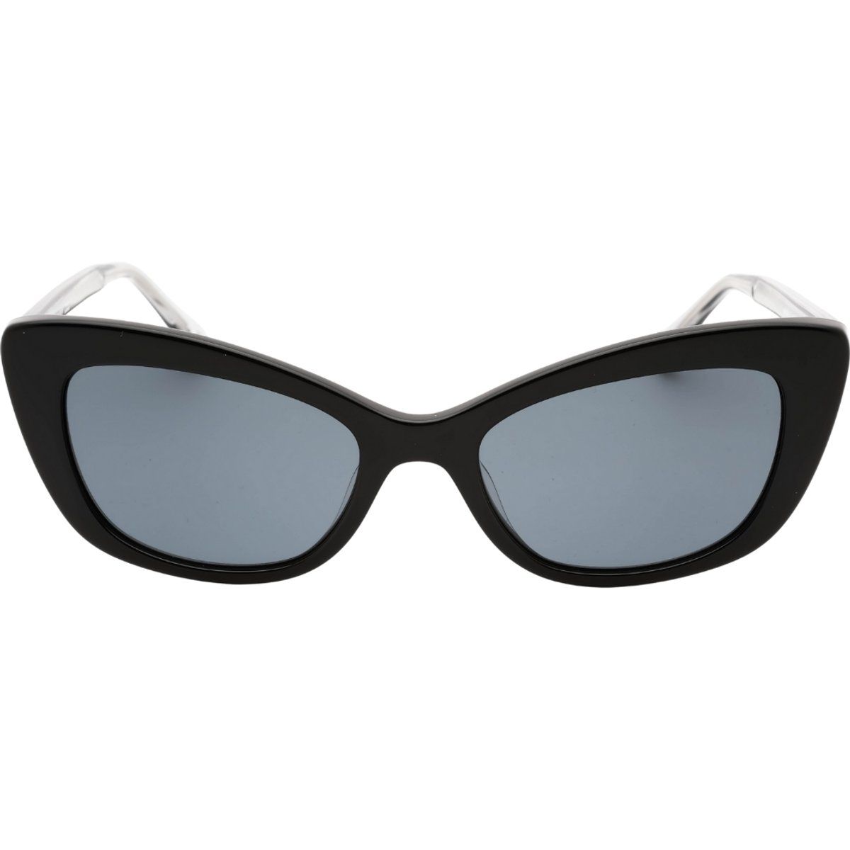 Cat-Eye Sonnenbrille Schwarzer Rahmen
