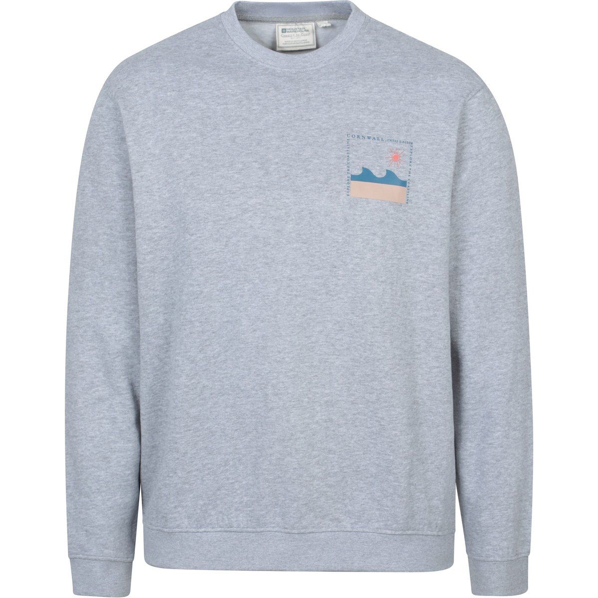 Mountain Warehouse - "Regional Cornwall" Sweatshirt für Herren (Hellgrau)