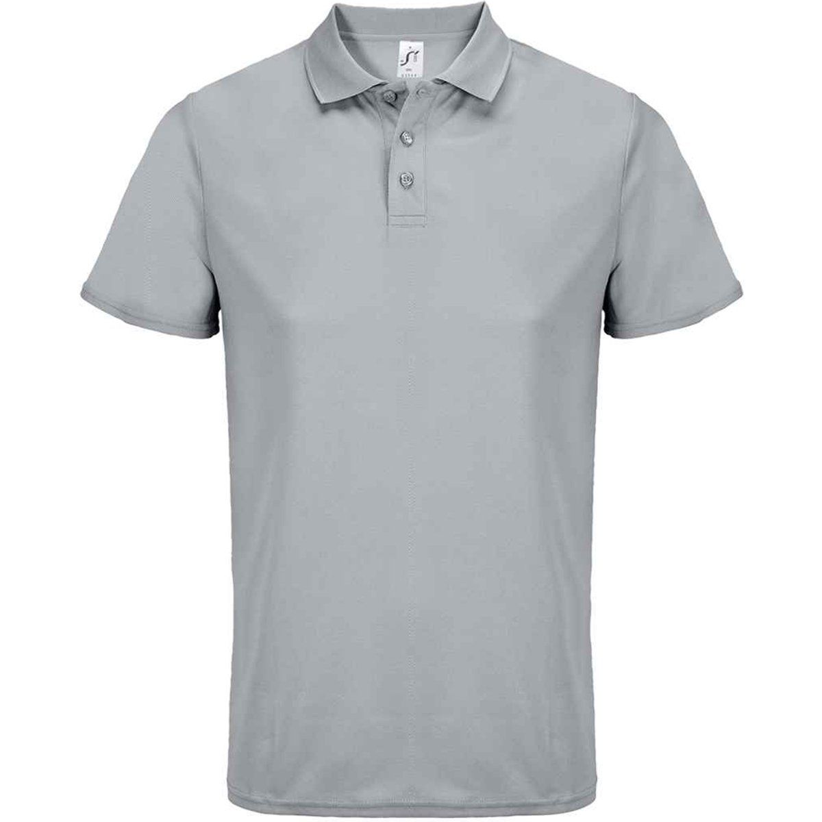 Schlichtes Poloshirt aus Recycling-Polyester