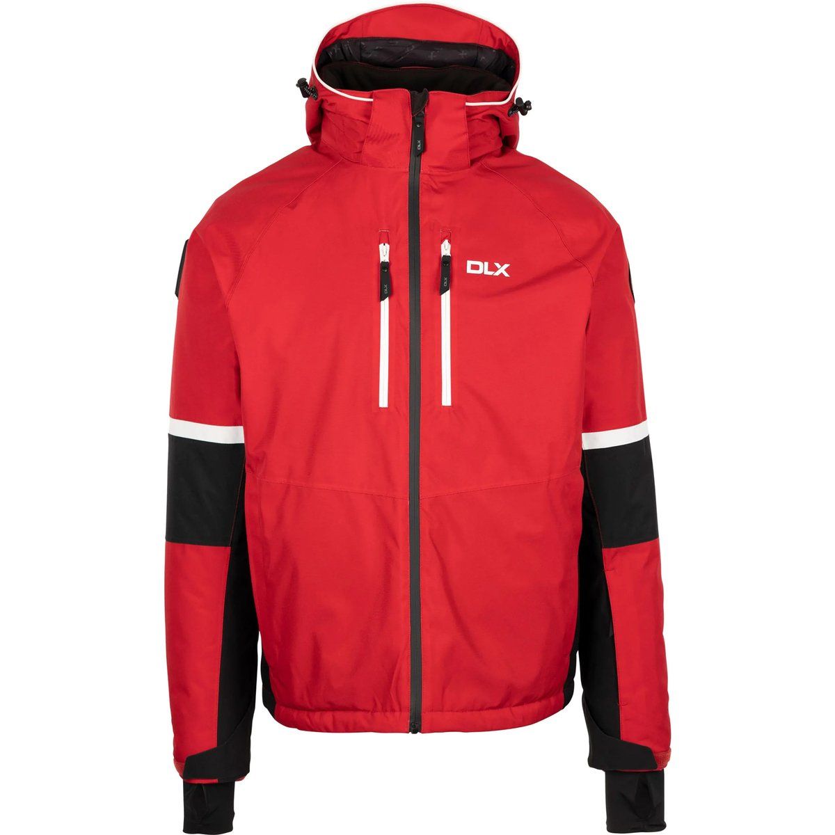 Herren Skijacke mit rotem Farbblock